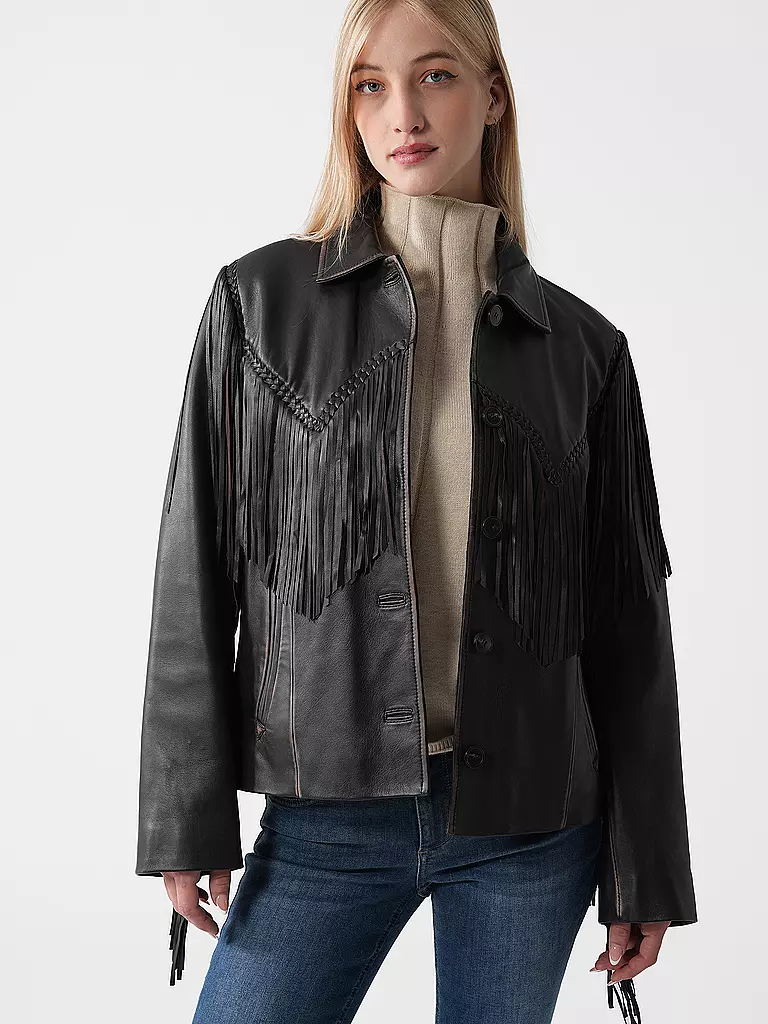 WEEKEND MAX MARA Lederjacke braun