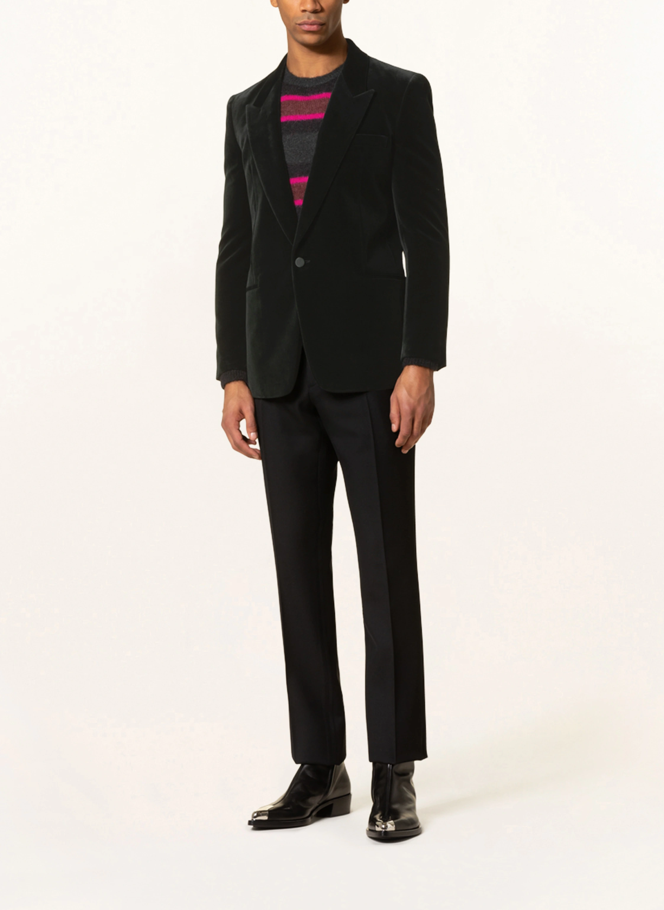 SAINT LAURENT Samtsakko Regular Fit