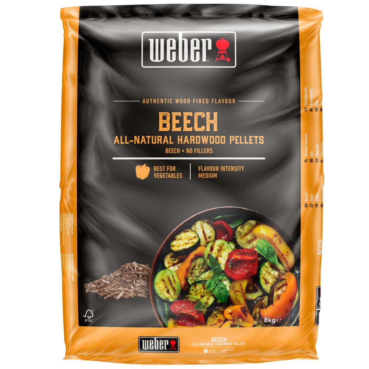 Weber Trepellets Bøk 8 kg