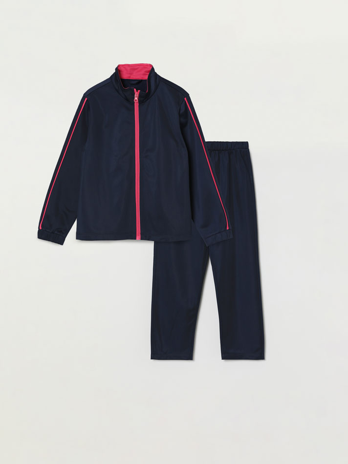 Conjunto de agasalho esportivo - Azul-marinho