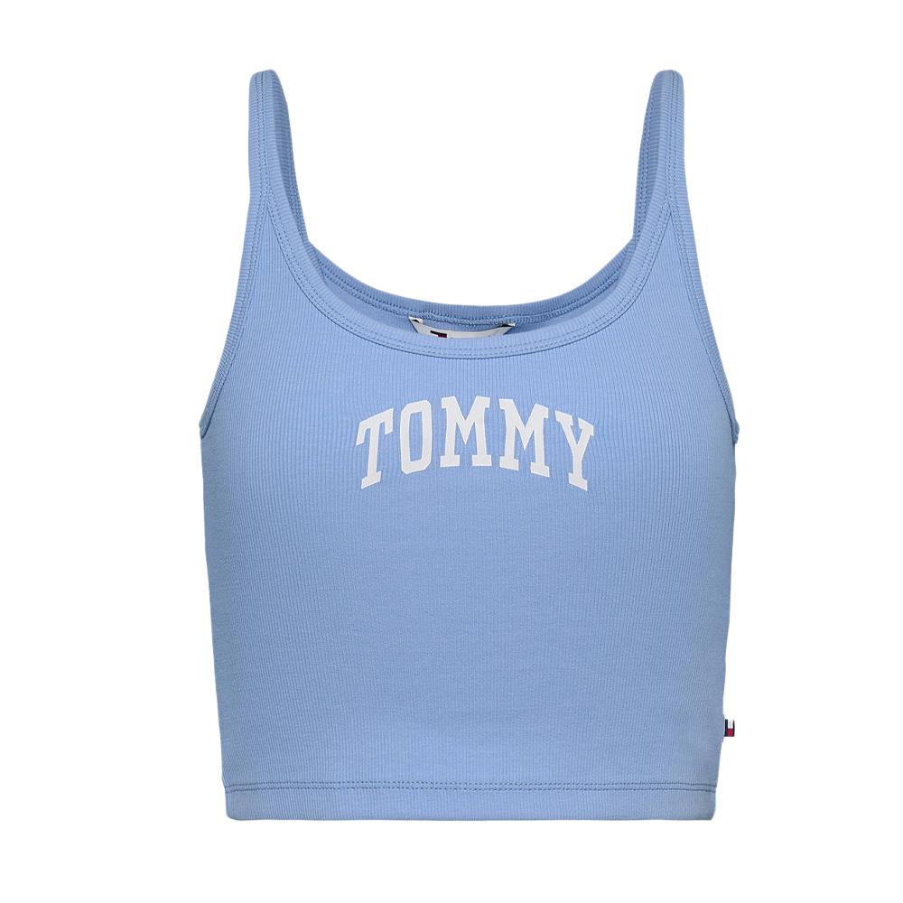 Tommy Hilfiger Débardeur Bleu Femme Tommy Hilfiger Varsity
