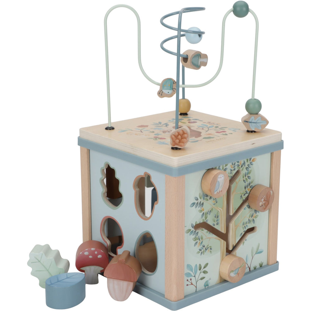 Køb Little Dutch Forest Friends Blue Aktivitetskube