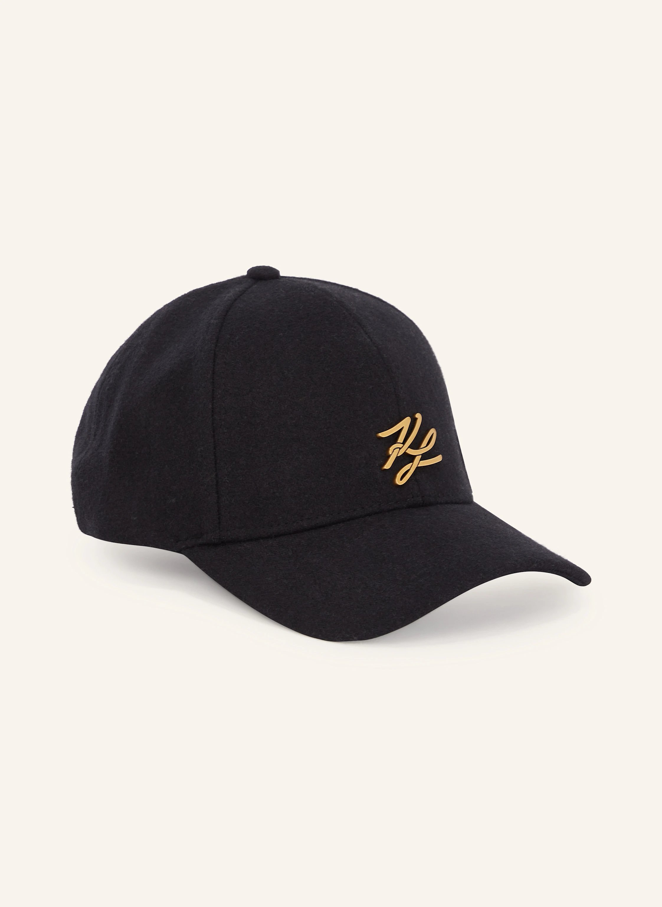 KARL LAGERFELD K/AUTOGRAPH WOOL CAP