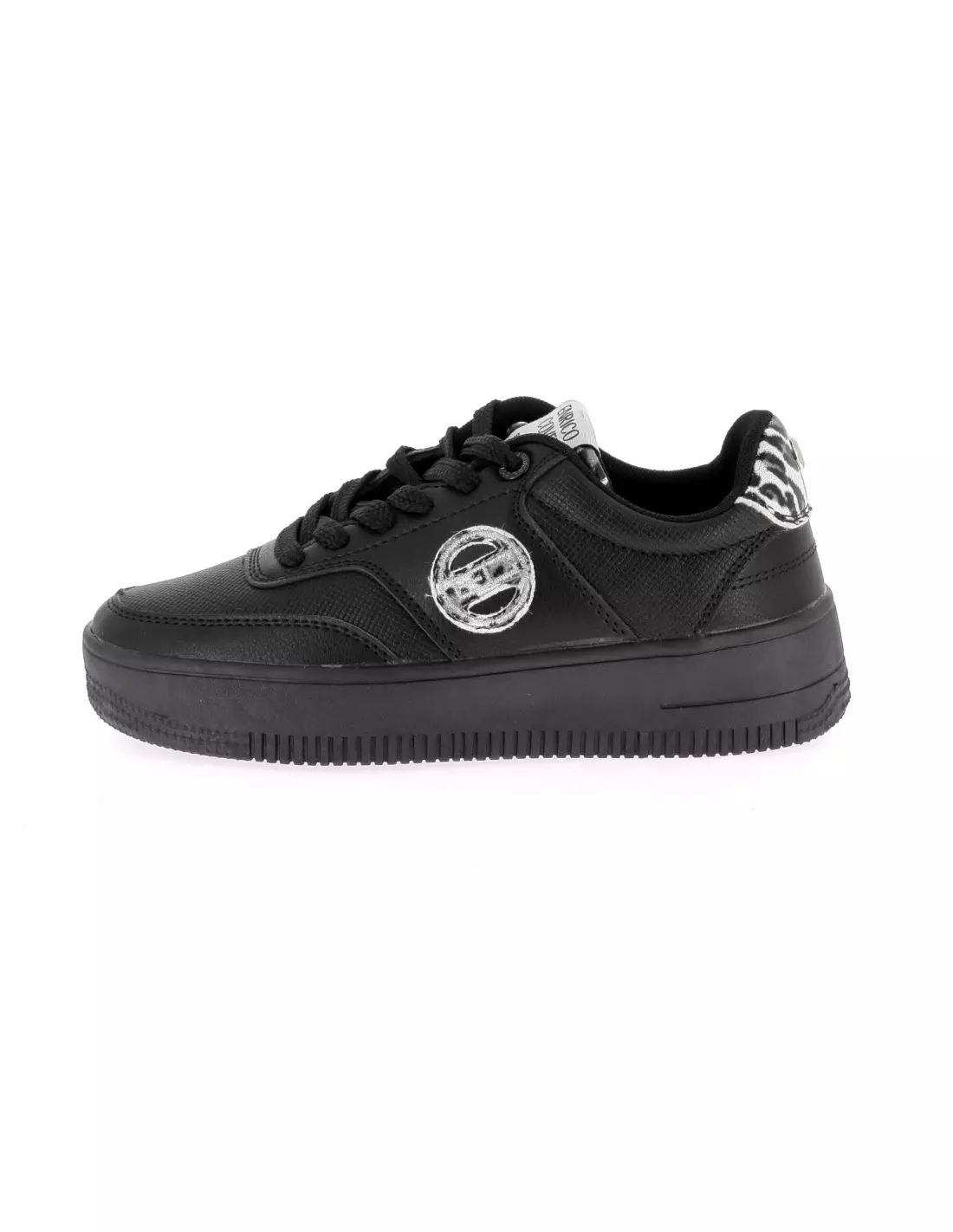 ENRICO COVERI CSW228313 - Baskets 52.LEOPARD-WHITE-BLACK