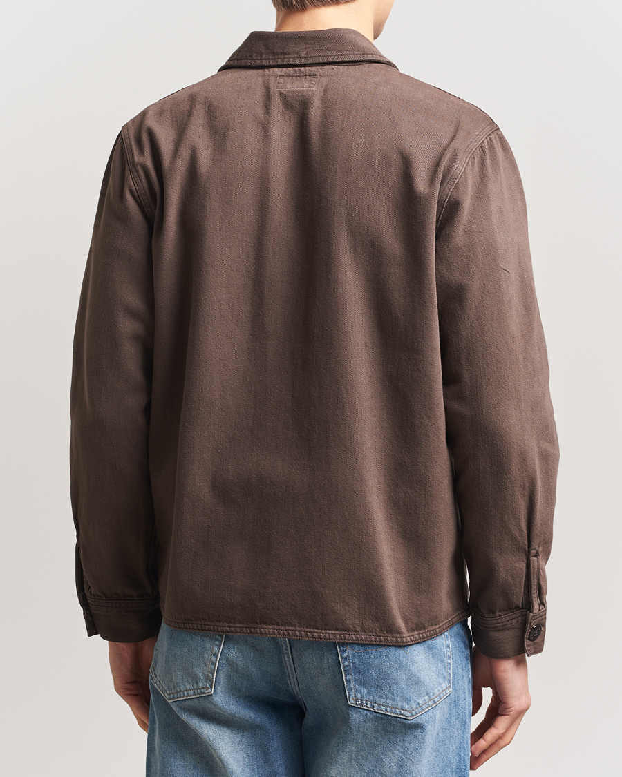 RRL Elmore Shirt Jacket Dark Brown