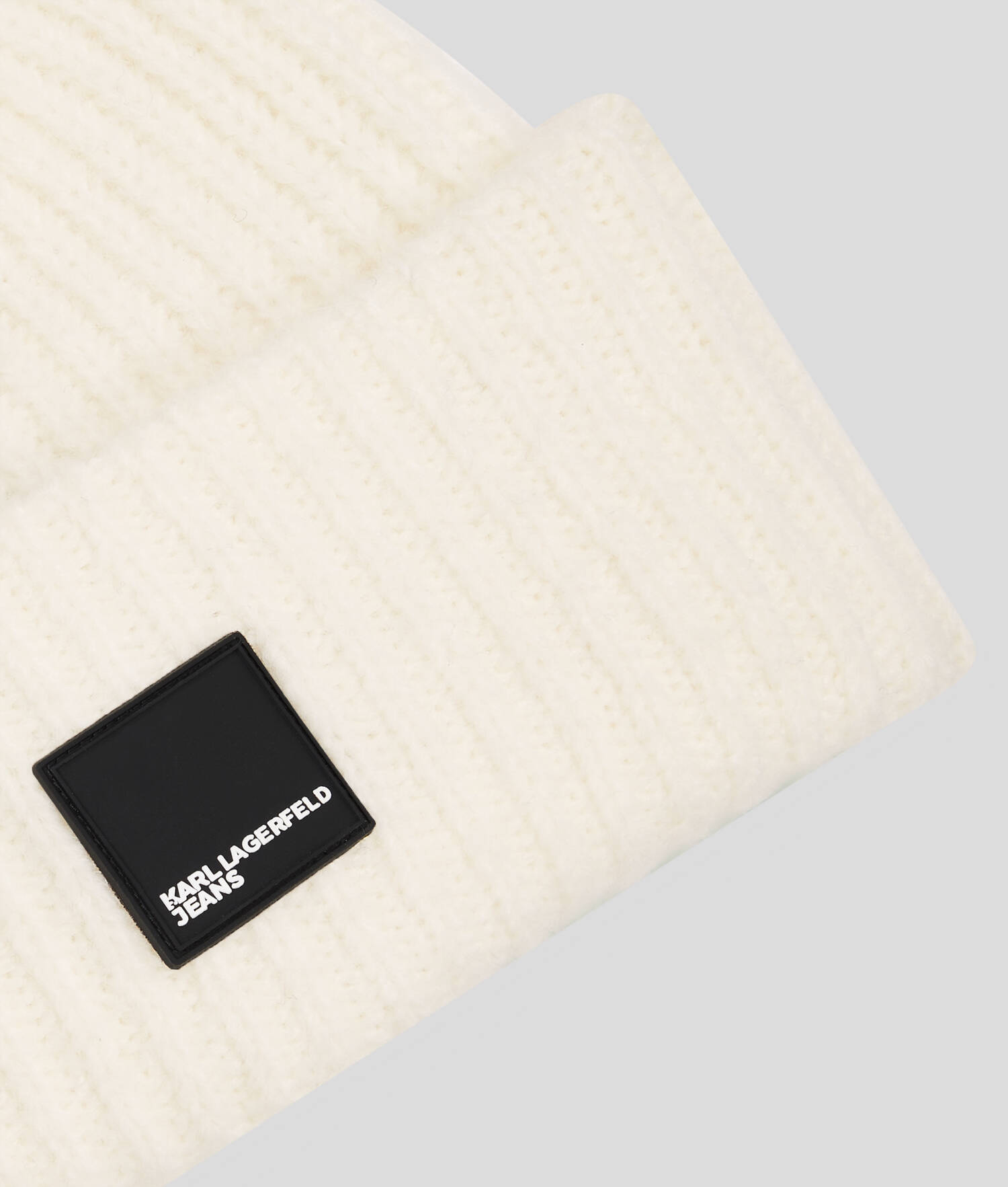 BONNET CÔTELÉ À LOGO ENCADRÉ KLJ