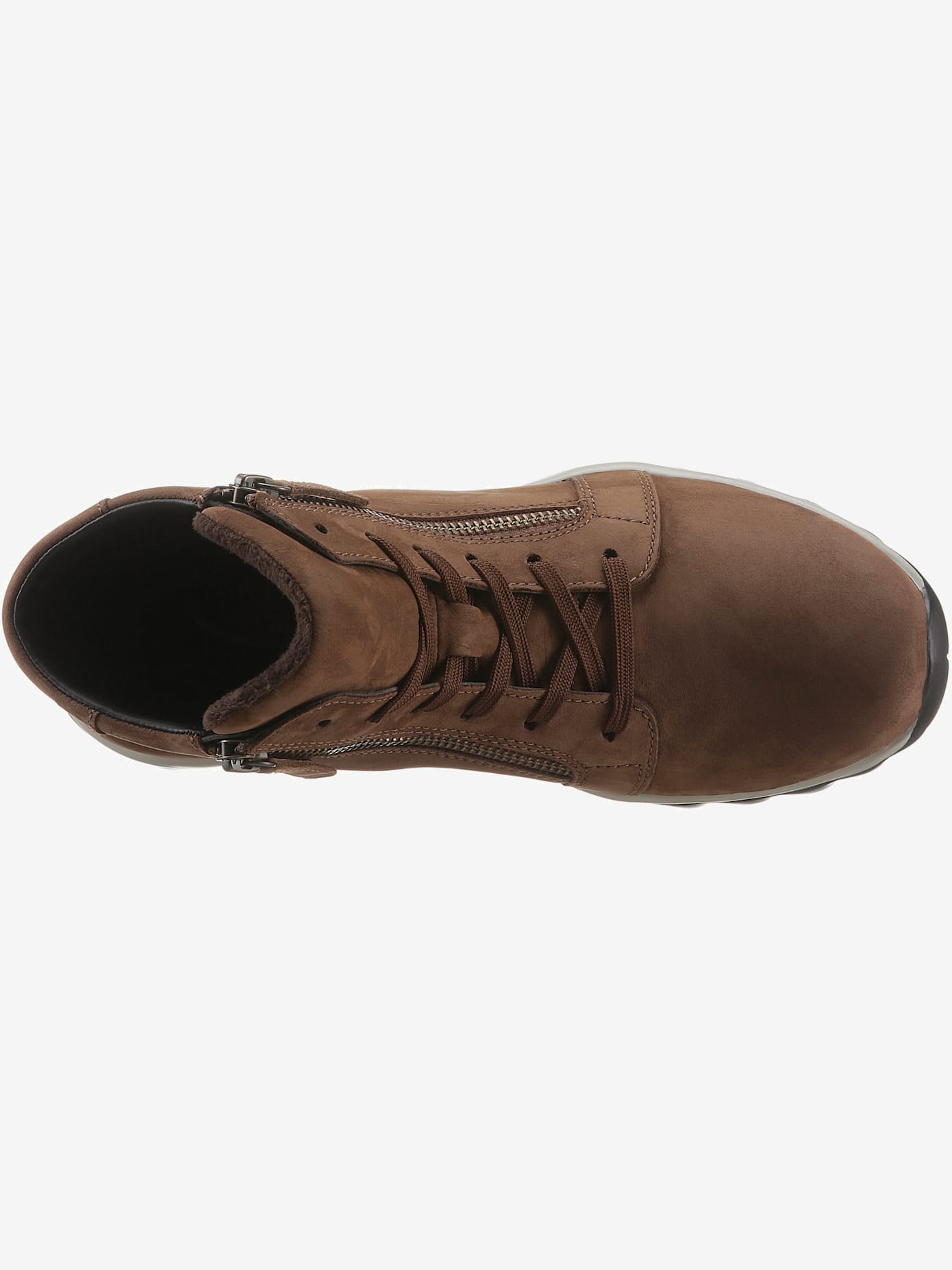 Bottines à lacets chaussures à lacets, glissière intérieure et extérieure