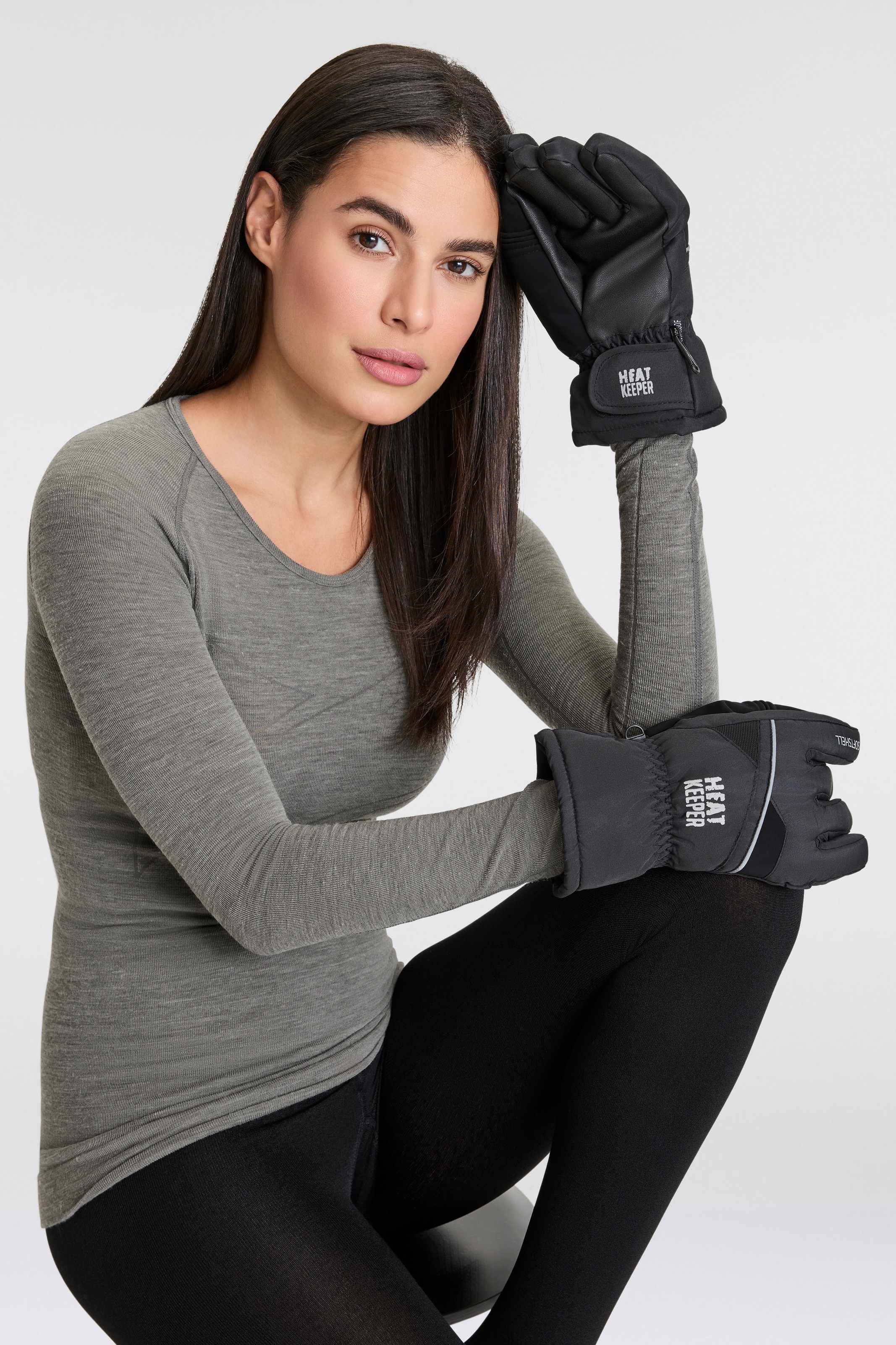 Heatkeeper Skihandschuhe »LADIES SKI GLOVES PRO« TOG-Wert 6,3,  mit kuscheligem, wärmendem Fleece-Innenfutter, perfekt für den Winter