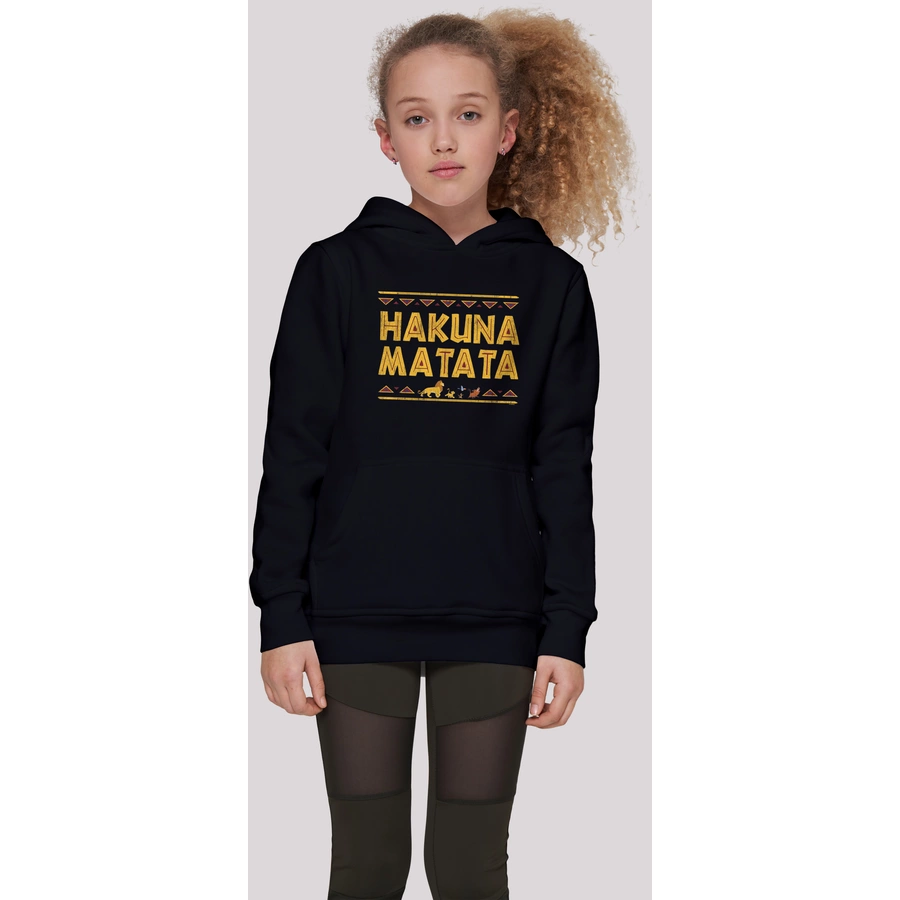 F4NT4STIC Hoodie  König der Löwen Hakuna Matata schwarz