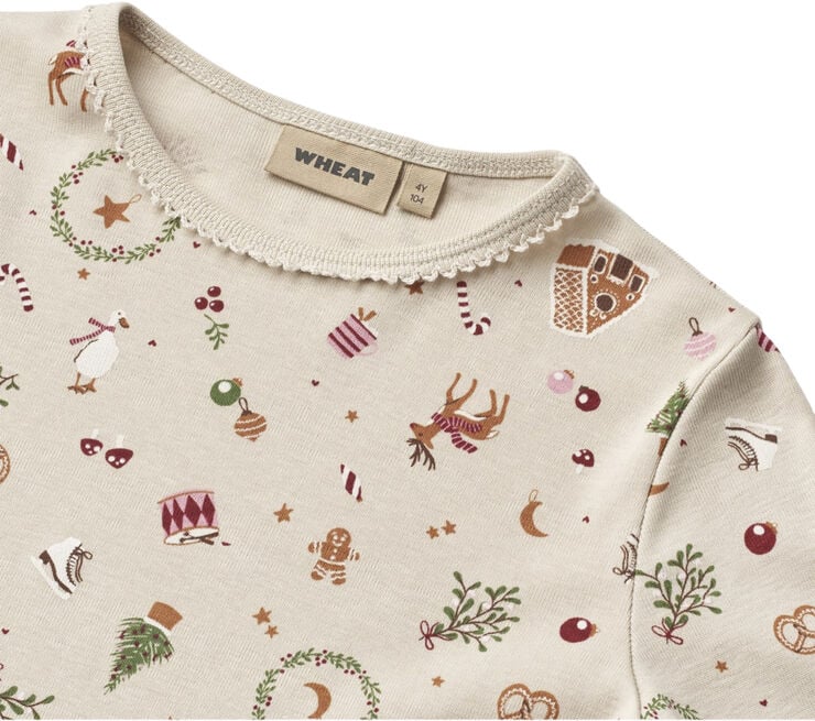 Wheat Pyjamas Madeline Offwhite holiday