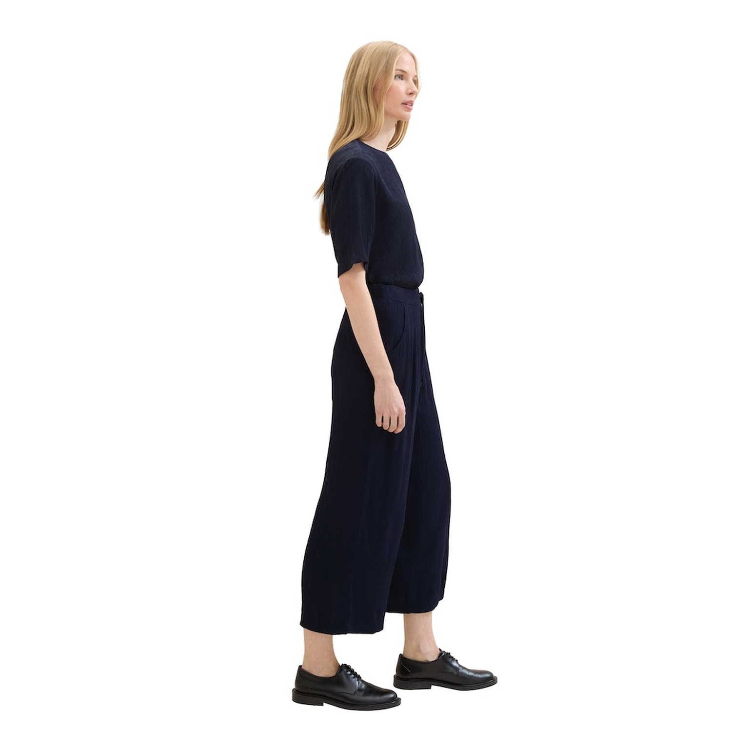 Tom Tailor Culotte crinkle pants