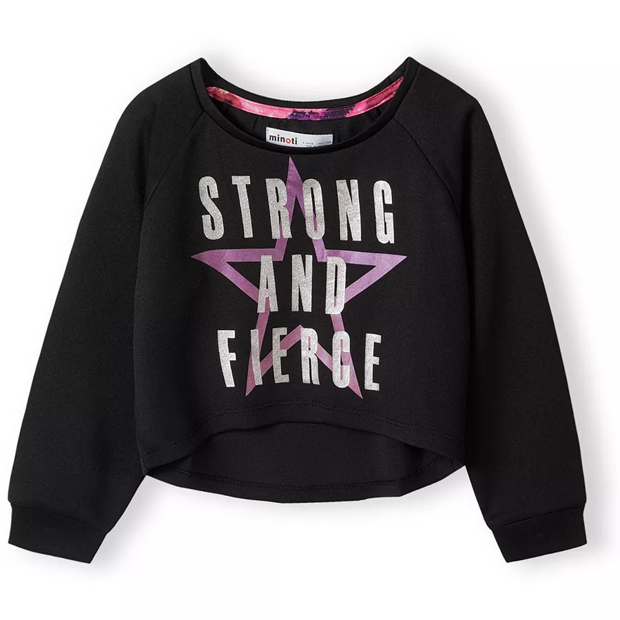 MINOTI Crop-Top Schwarz