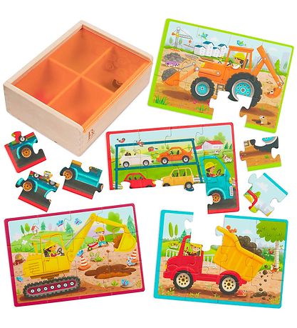 B. toys Puslespil - 4x12 - Arbejdsk?rert?jer