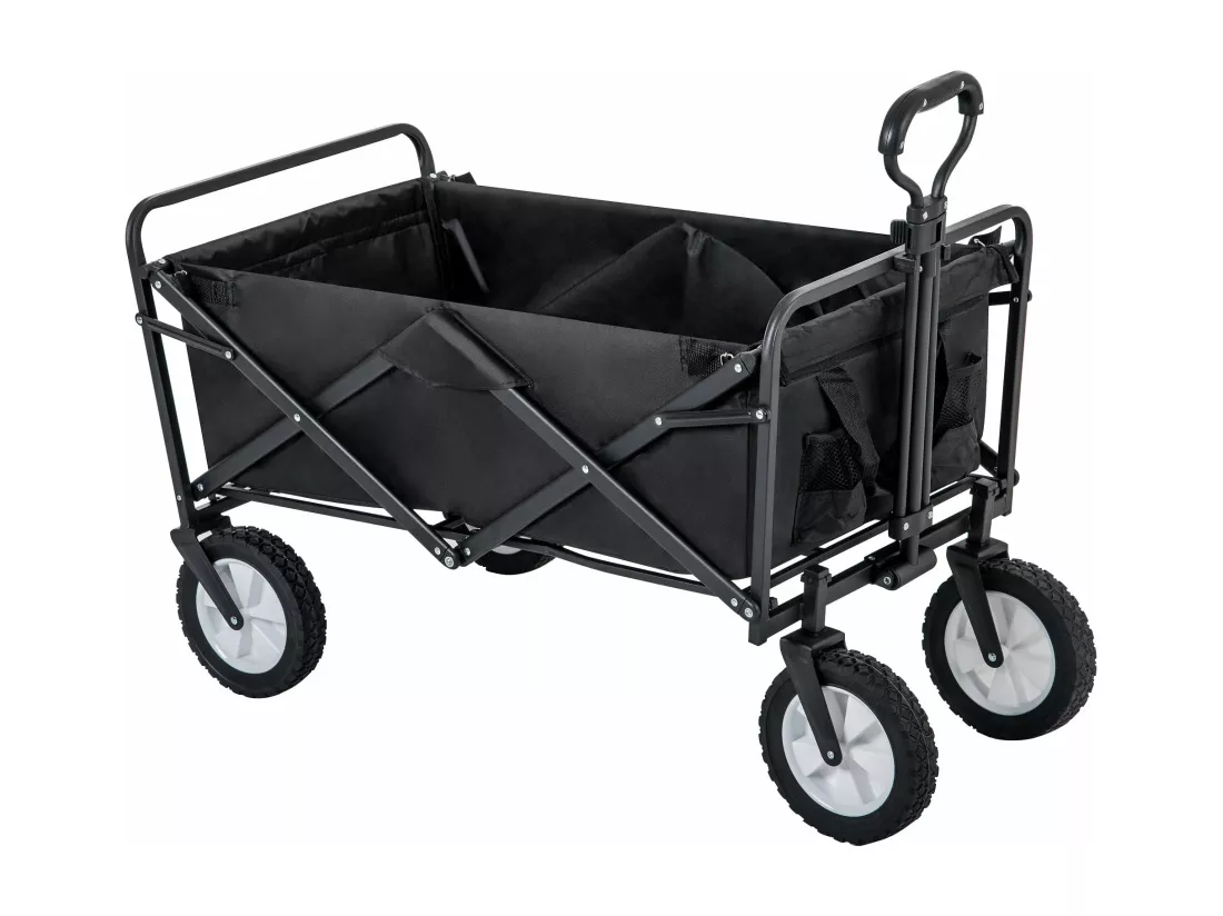 Camping-car en tissu, bleu，d90cm×h100.5cm