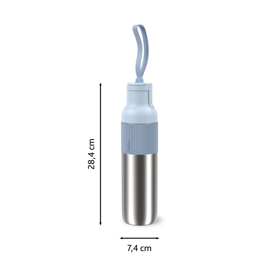 beYou N3121010 drinkfles met flip-dop blauw (0,7L)