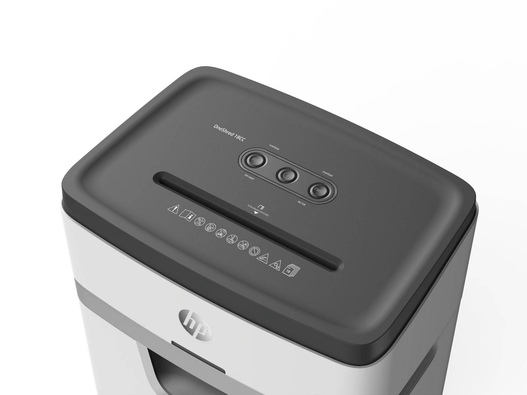 HP Aktenvernichter OneShred 18CC Sicherheitsstufe P-4