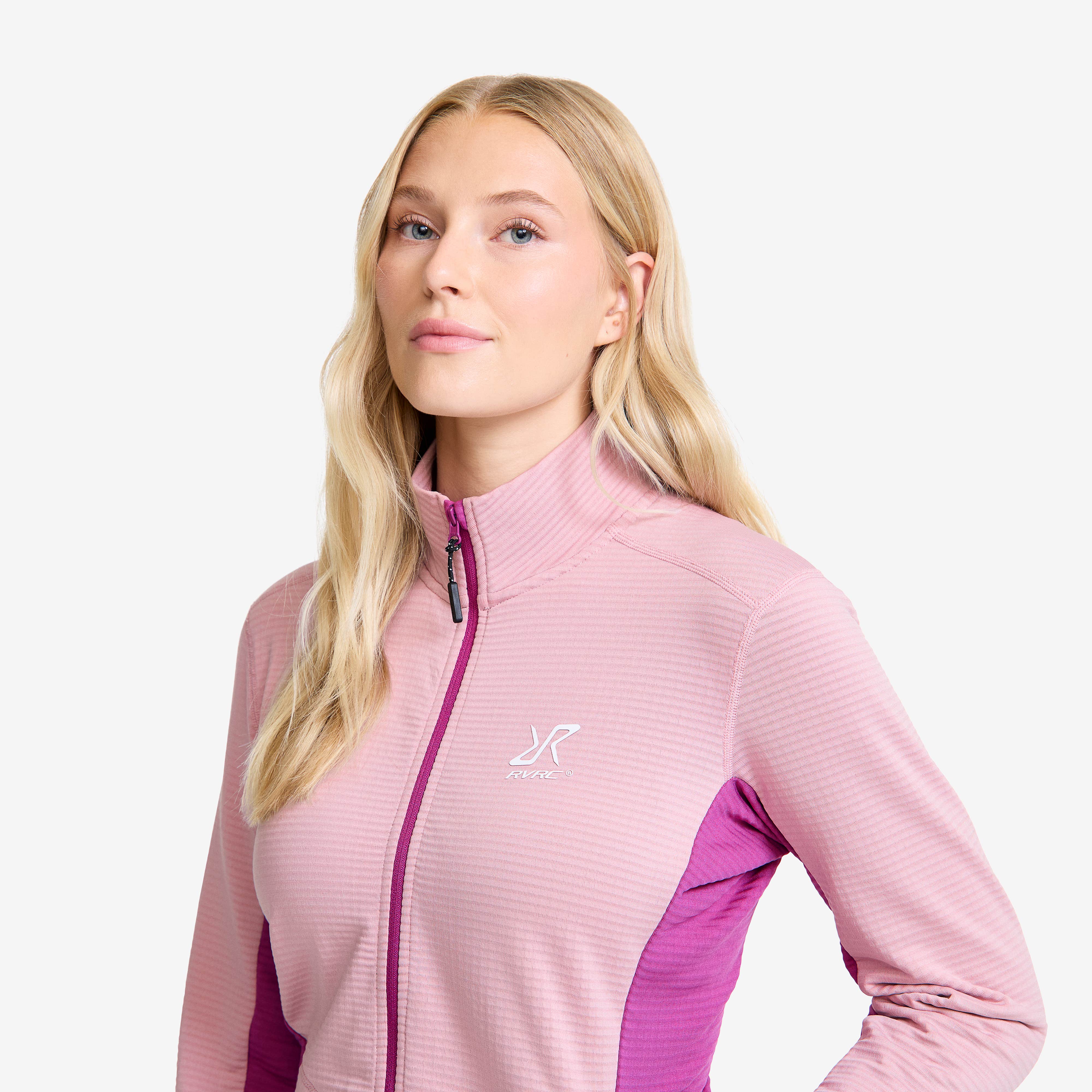 Waffle Full-zip Fleece  Dame Lilac