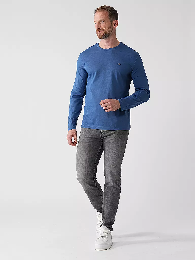 GANT Langarmshirt blau