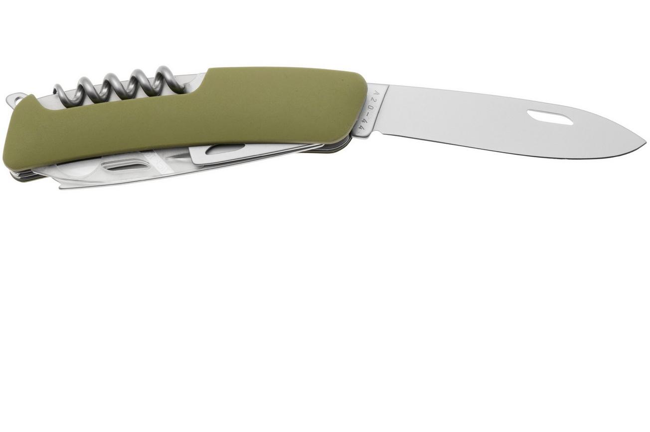 Swiza HO05R-TT AM, KHO.0096.1050, Olive, Zwitsers zakmes, 7 tools