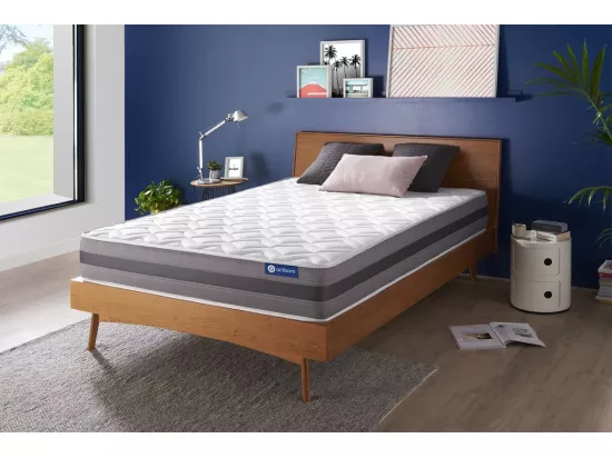 ACTISOM Matelas Ressorts ensachés et mémoire de forme 160x200 cm Maxi épaisseur 5zones de confort