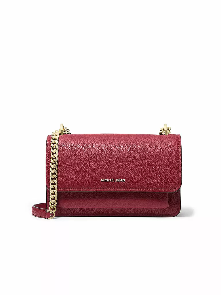 MICHAEL KORS Ledertasche - Mini Bag CLAIRE dunkelrot