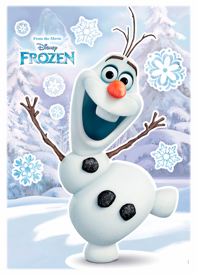 Komar Wandtattoo »Olaf - Grösse 50 x 70 cm« selbstklebend, Wandsticker, Kinderzimmer