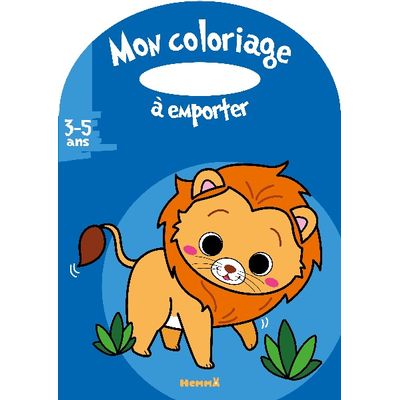 Mon coloriage à emporter (3-5 ans) : Lion
