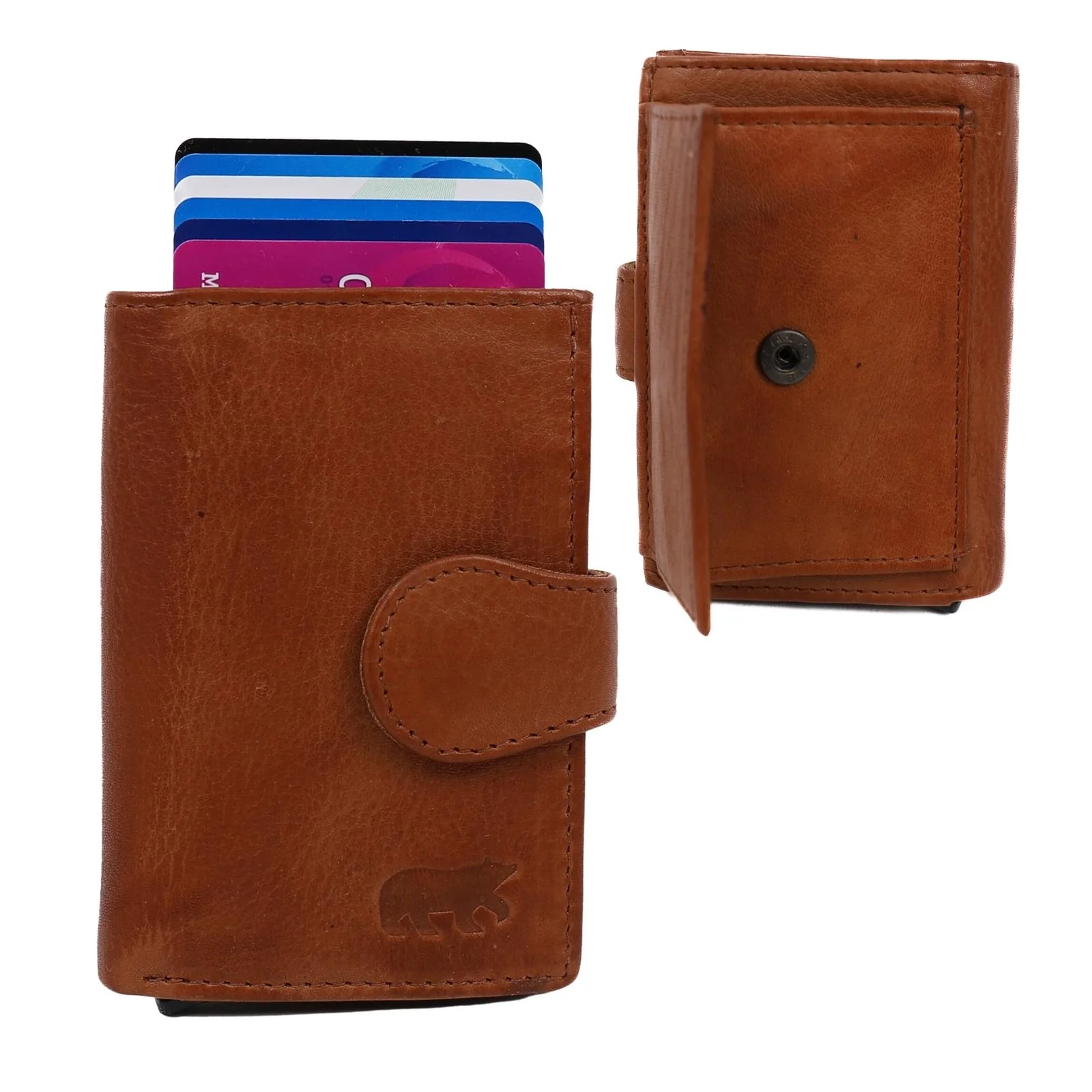 Bear Design Callisto Pelle Pasjeshouder Evie Cognac CP 6813