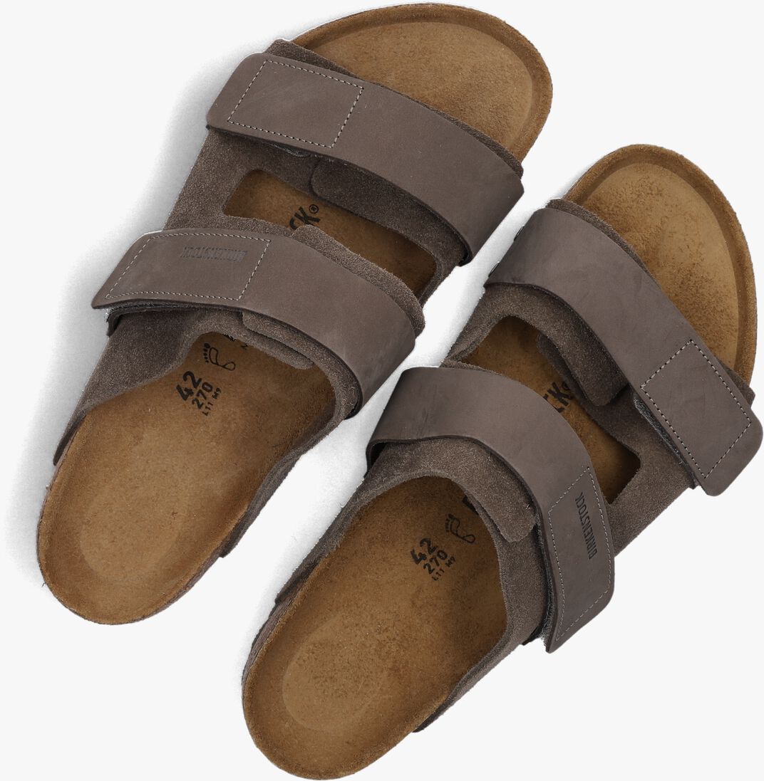 bruine birkenstock slippers uji