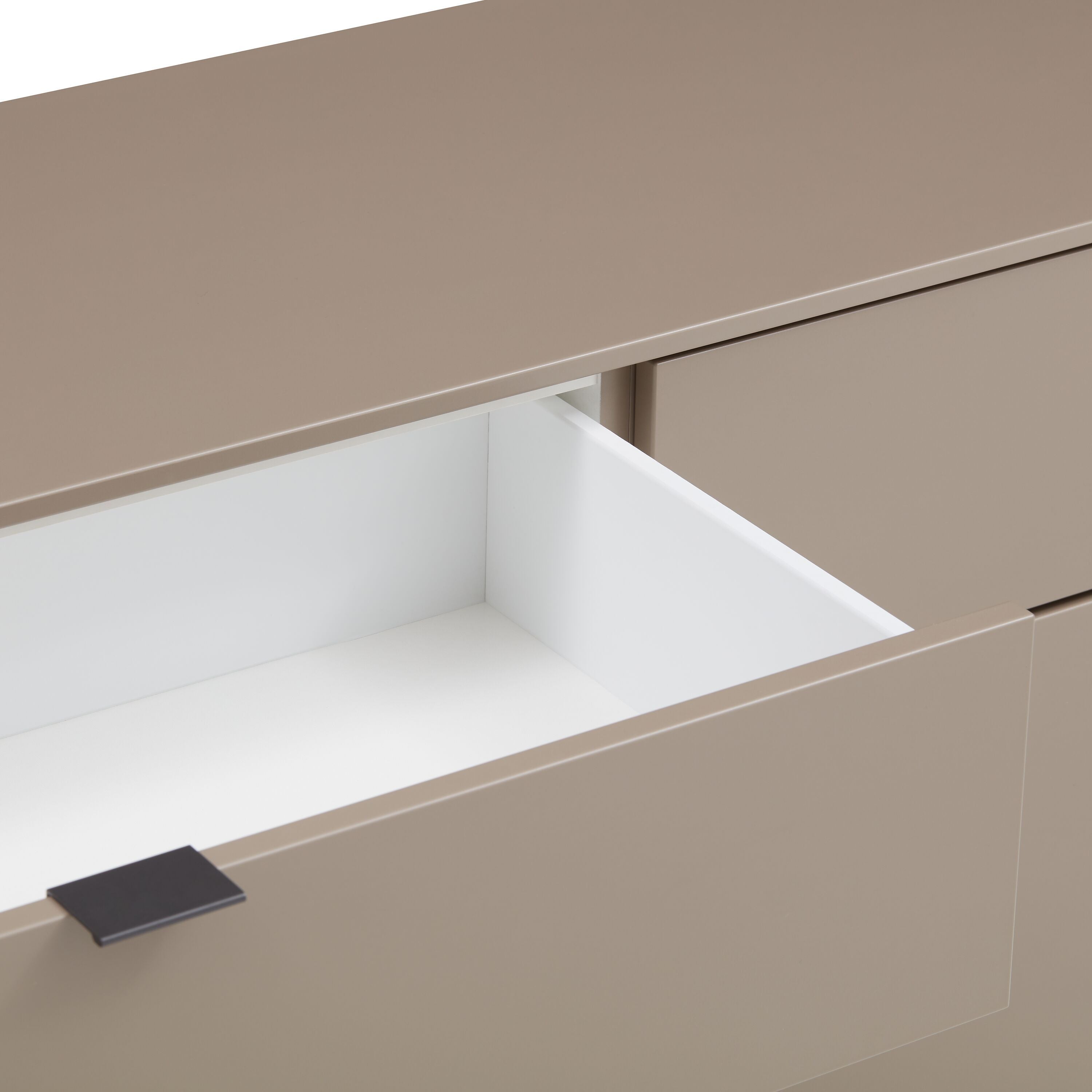 TILL Lowboard - Weiss / B: 196.0 cm x T: 41.0 cm x H: 67.0 cm