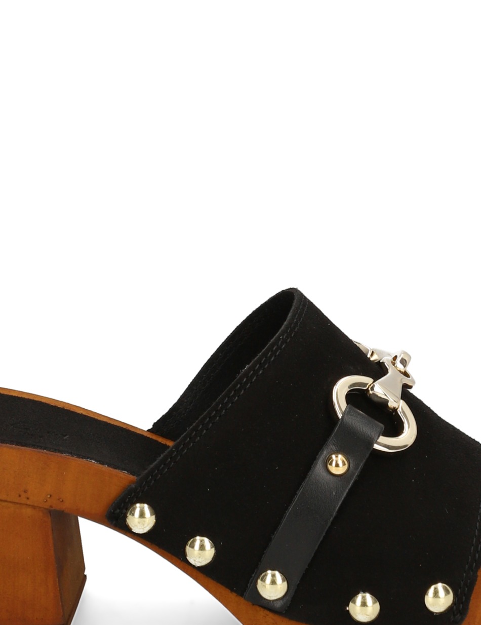 Veloursleder Pantoffel