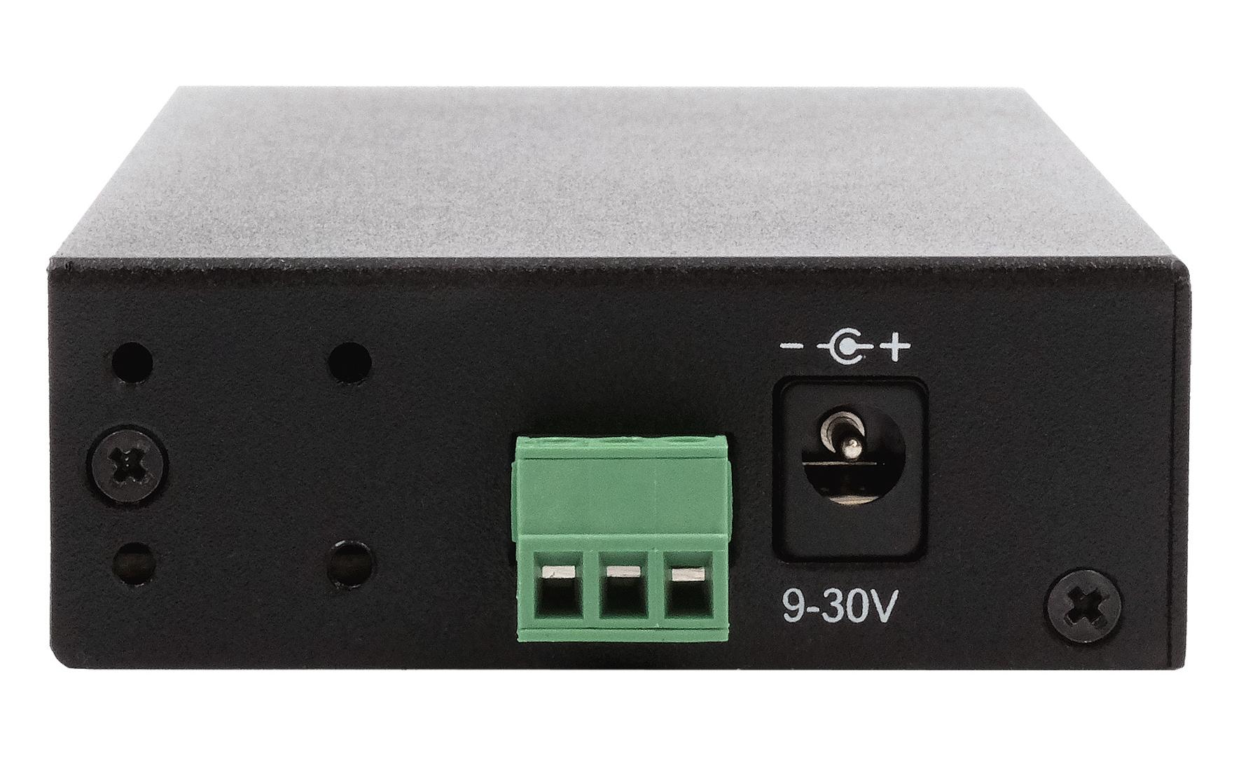 USB-Hub Industrial USB 3.2 Gen 2 x 1 Hub 7-Port<br>7-Port USB HUB für Tisch, Wand- und DIN-Rail Montage