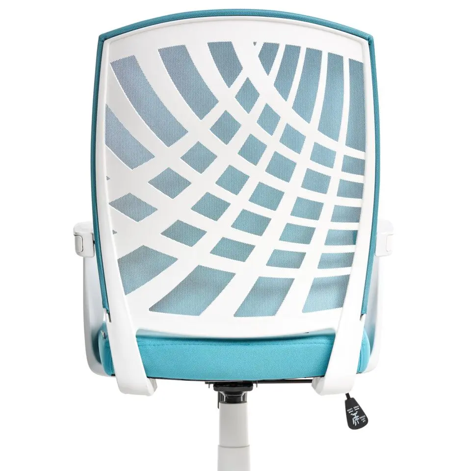 BONNY - Bureaustoel - Blauw - Polyester