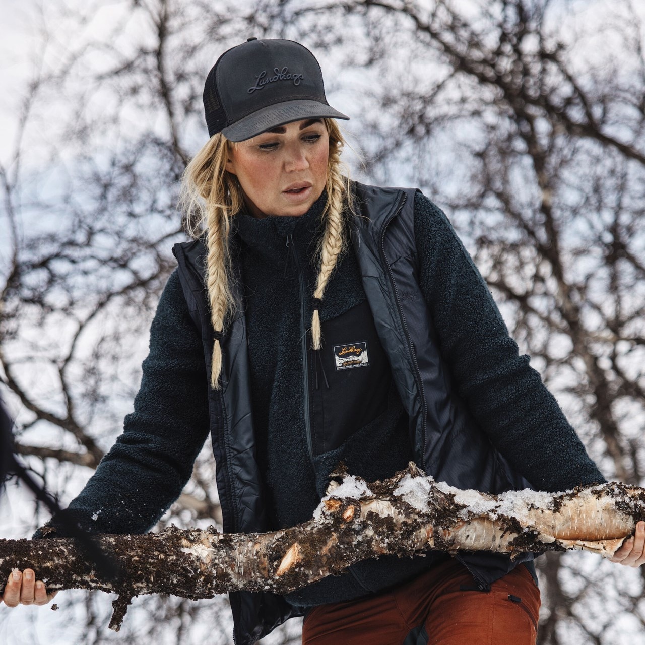 Lundhags Flok Wool Pile, Dame<br>Herlig Jakke i ullblanding!