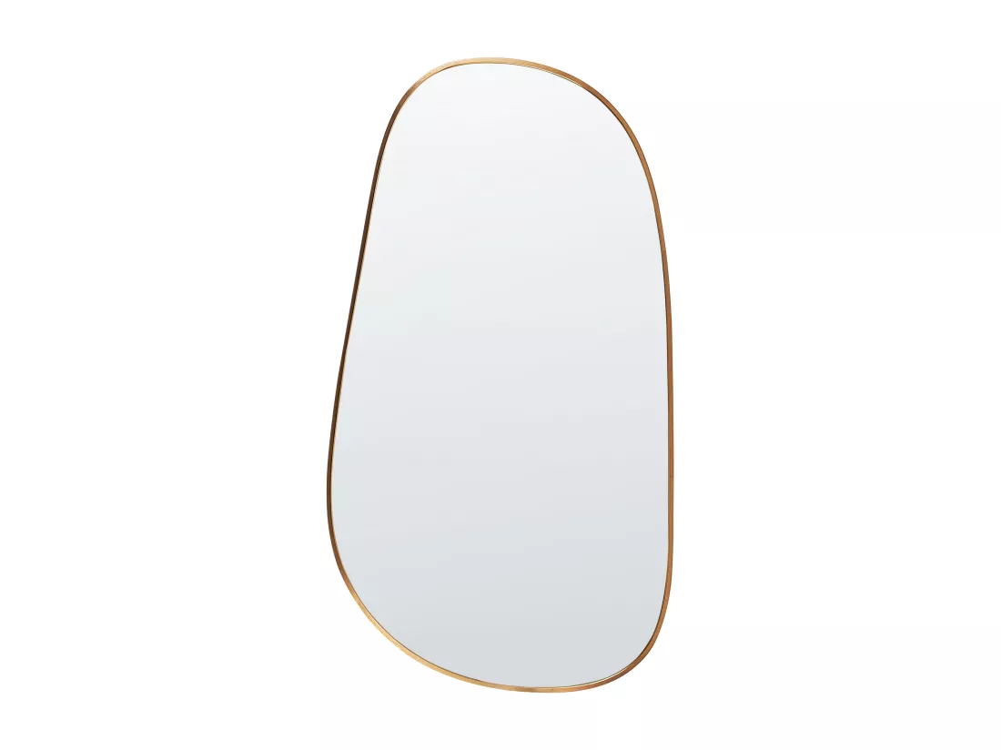 Miroir VERNAIS 60 cm 110 cm Métal Doré