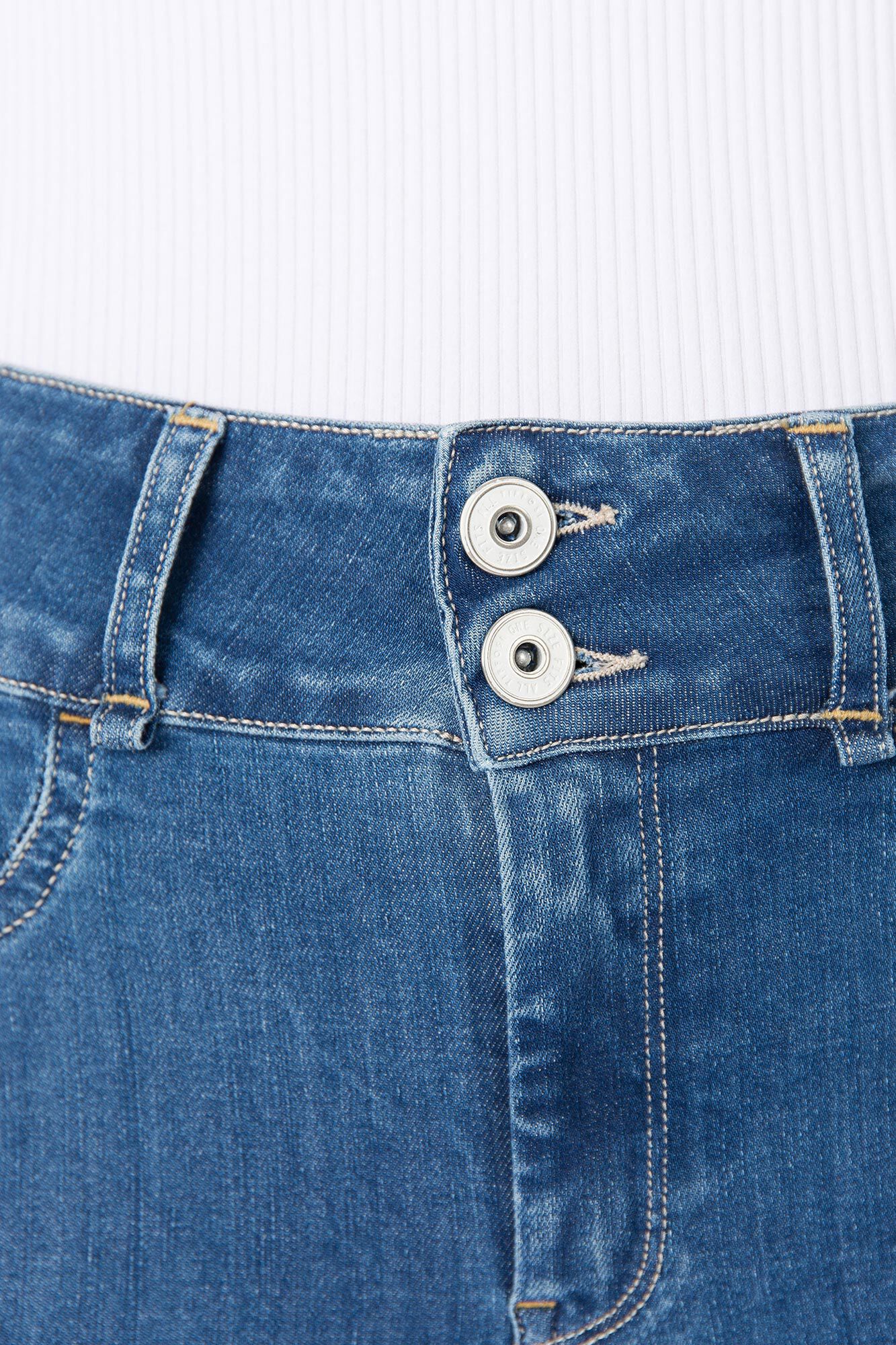 Calça jeans tamanho único Double_up cintura alta