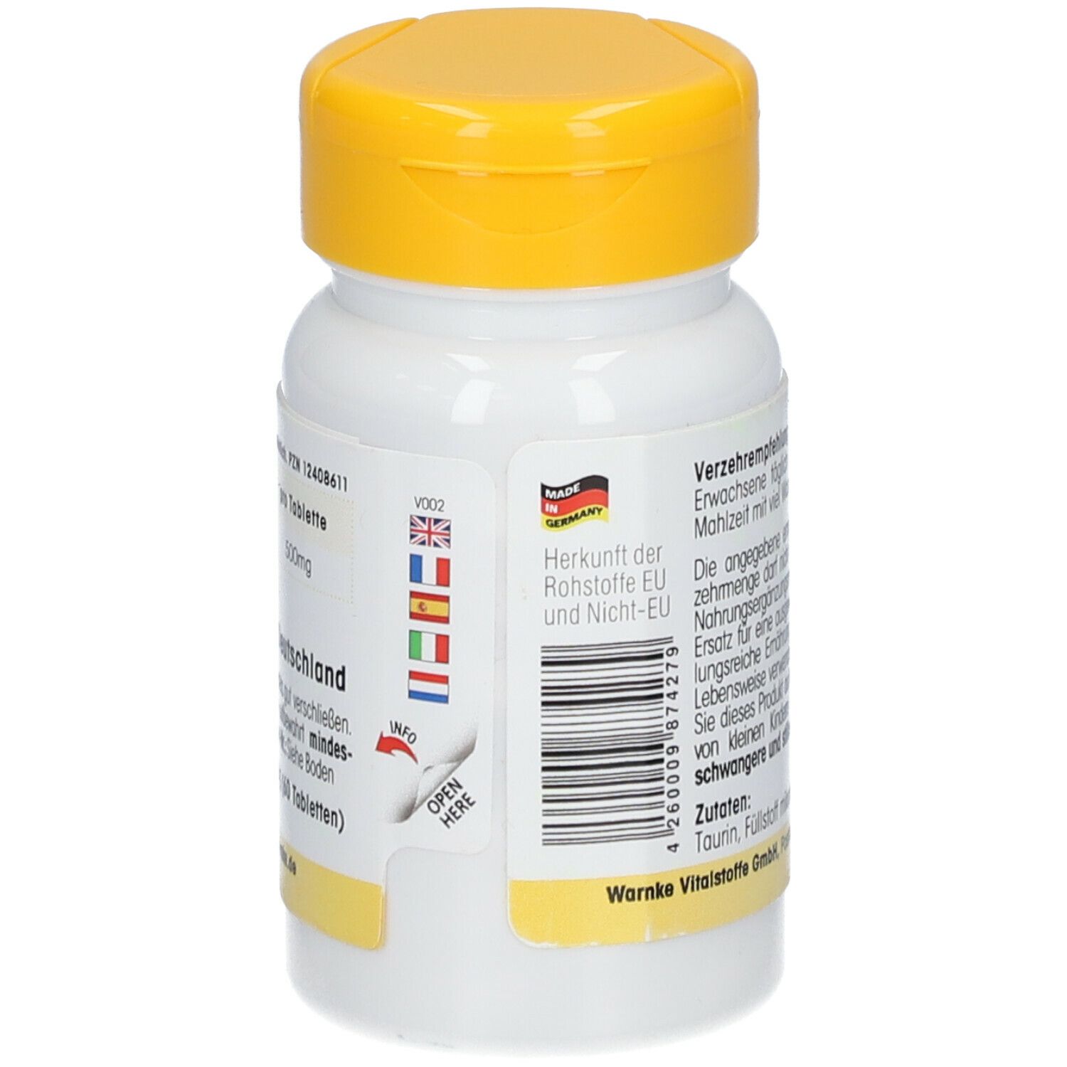 WARNKE Taurin 500 mg