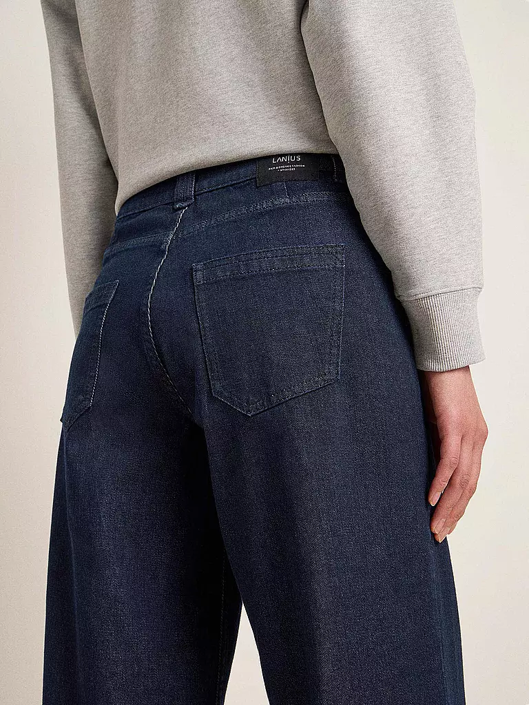 LANIUS Jeans Wide Fit dunkelblau