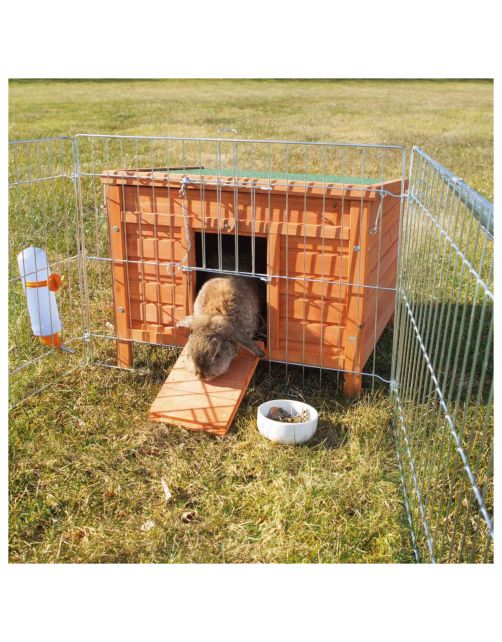 Trixie Natura Knaagdier\/Konijnenhuis - Kooi Accessoire - 60x47x50 cm Bruin