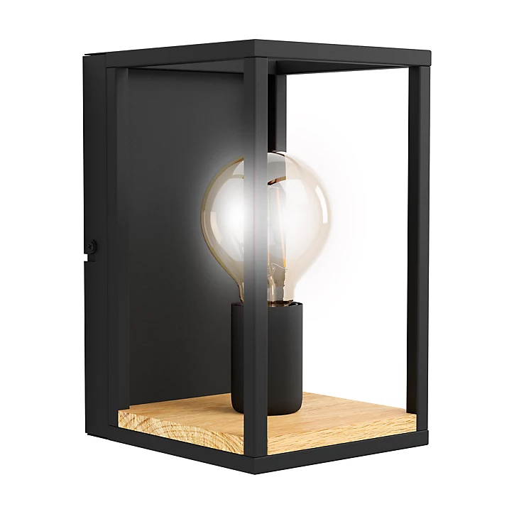 Applique murale Libertad E27 IP20 40W L.36xH.8cm noir Eglo