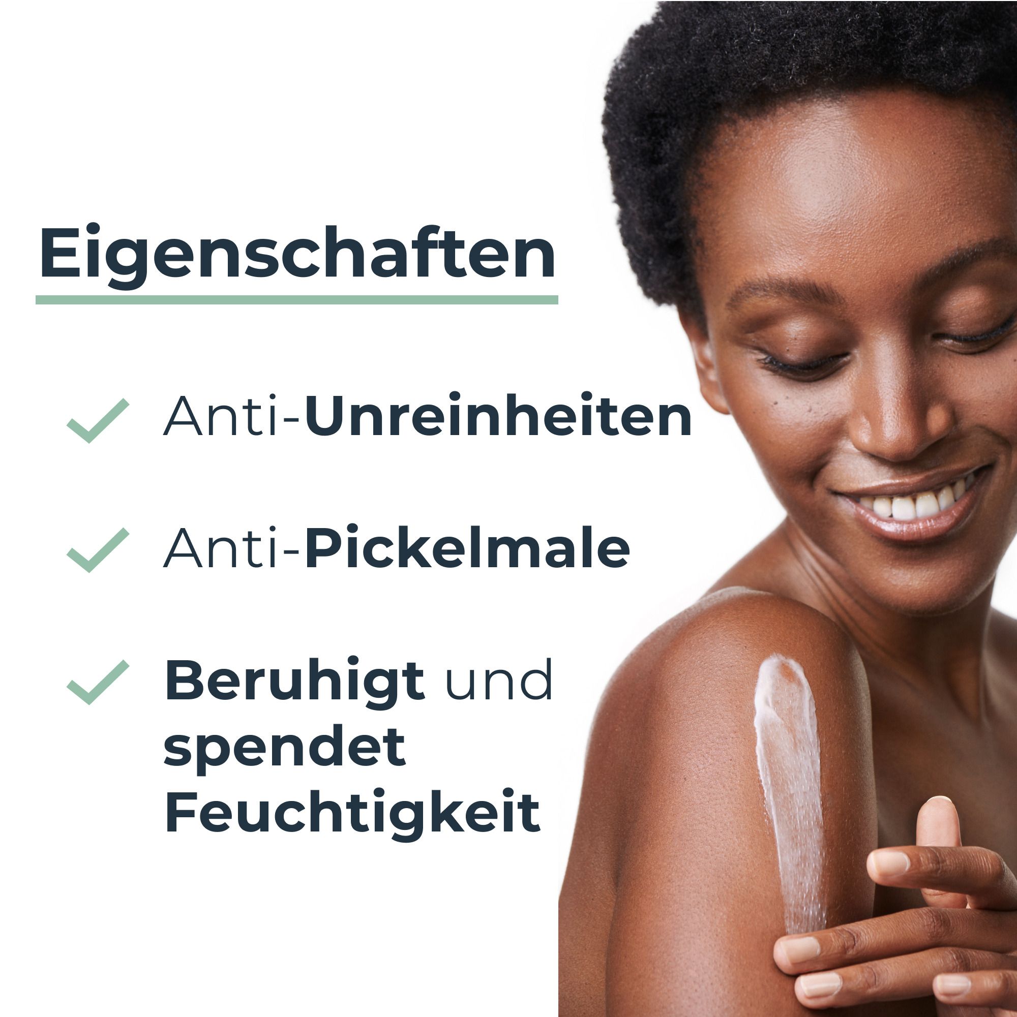 Eucerin® DermoPure Triple Effect Körpercreme – beruhigende Hautcreme zur Akne Behandlung – reduziert Pickelmale am Körper