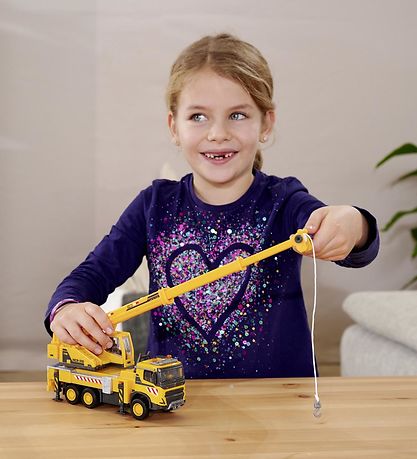 Majorette Spielzeug - Volvo Kran m. Licht/Sound