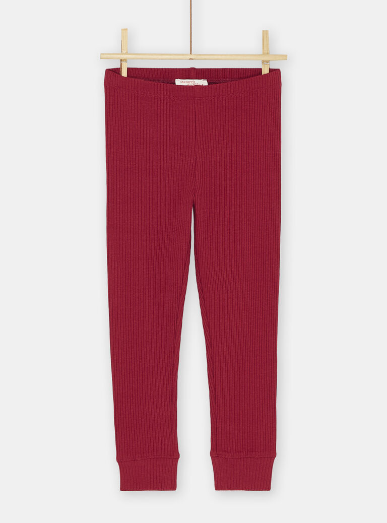 Legging prune fille