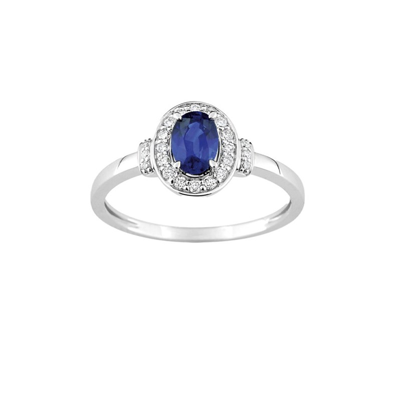Bague femme - Saphir - Or 18 Carats