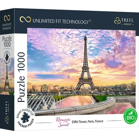 Trefl Puzzle Eiffel Tower, Paris, France, FSC, 1000 Teile