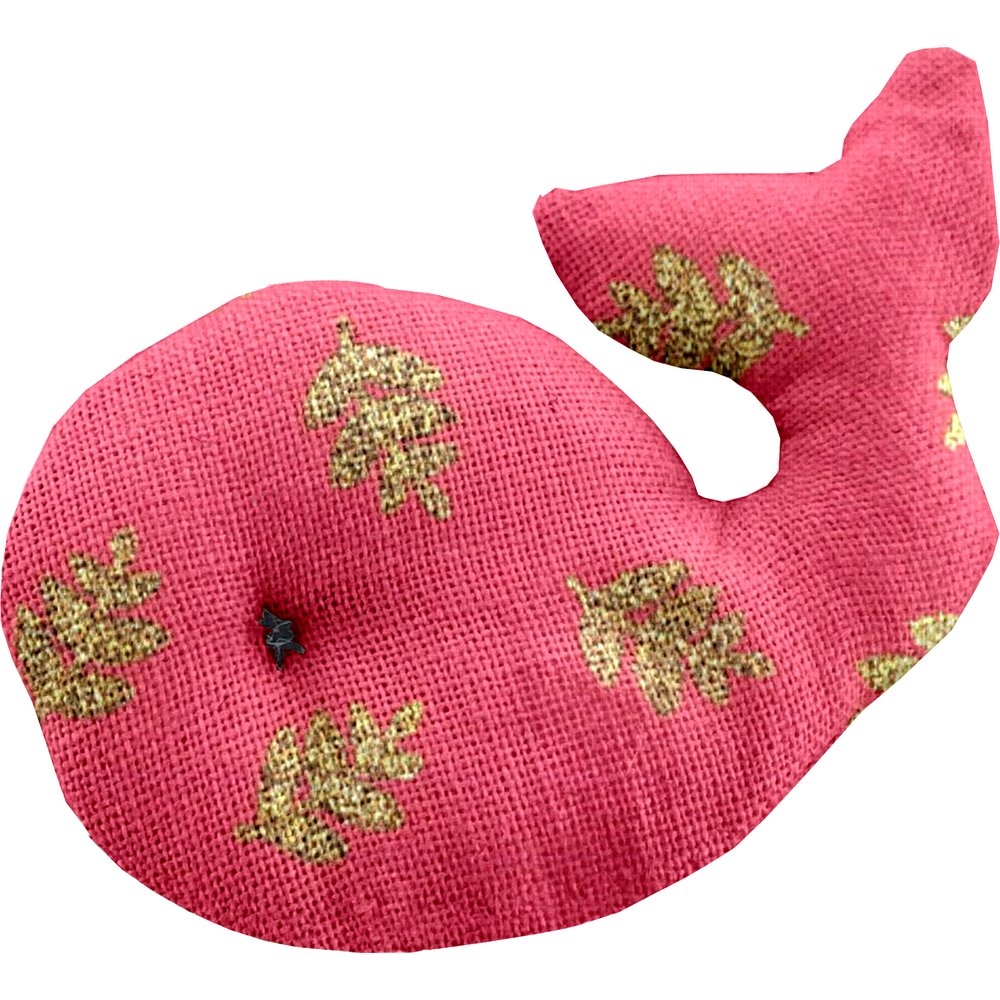 Barrette Baleine Feuillage Or Rose