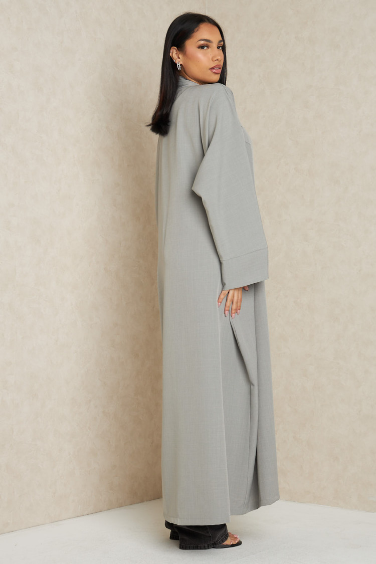 Kimono gris ample