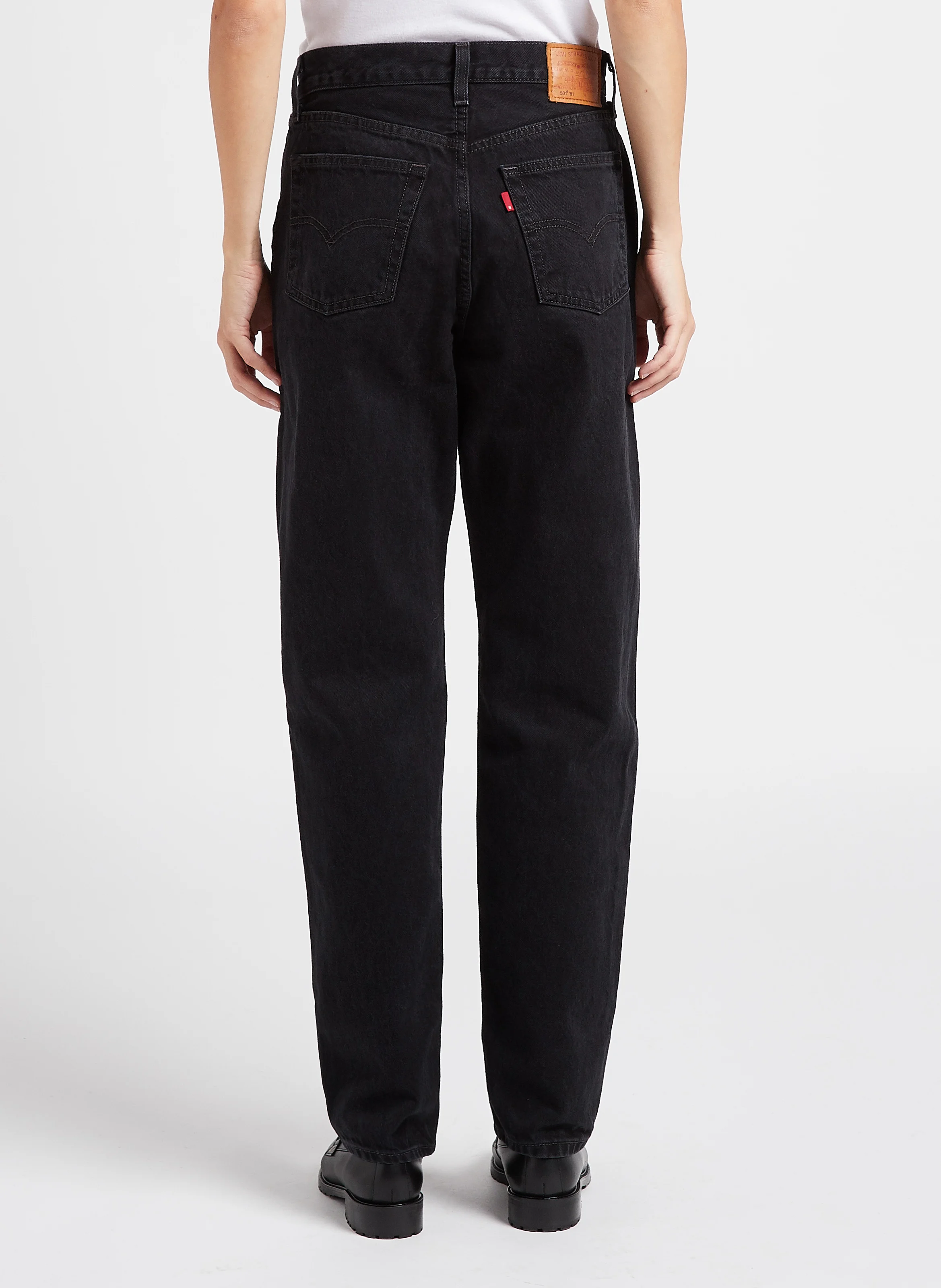 501 81 - Jean droit en coton | Noir