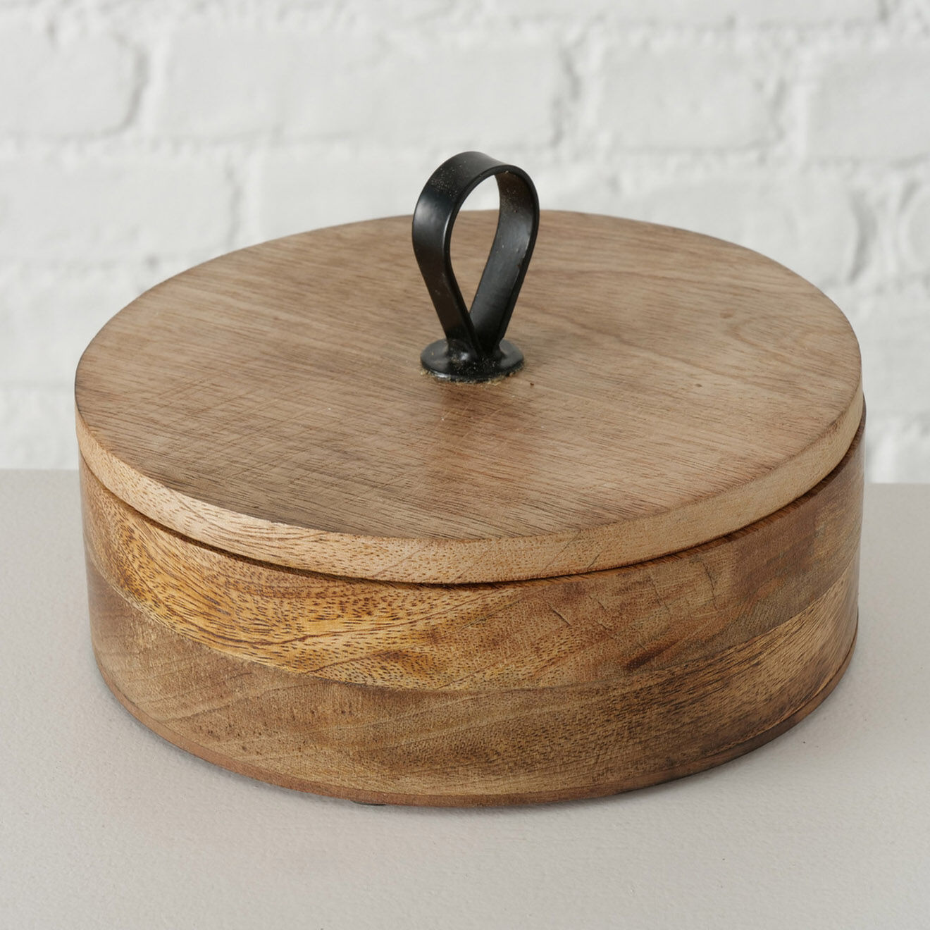 Boltze Boîte Kabir marron - D.19xH.13 cm