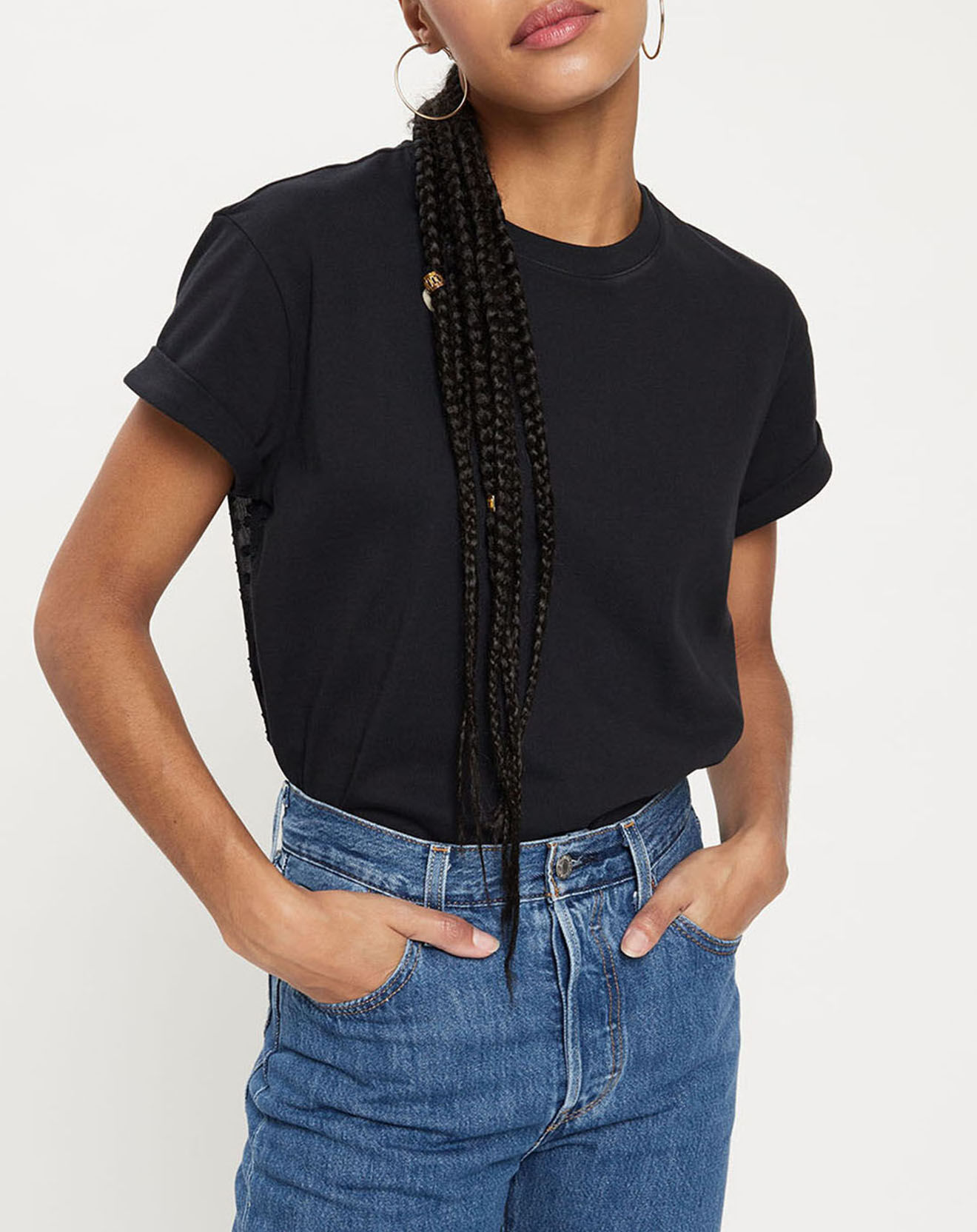 Levi's® T-Shirt crop Lola en Coton noir